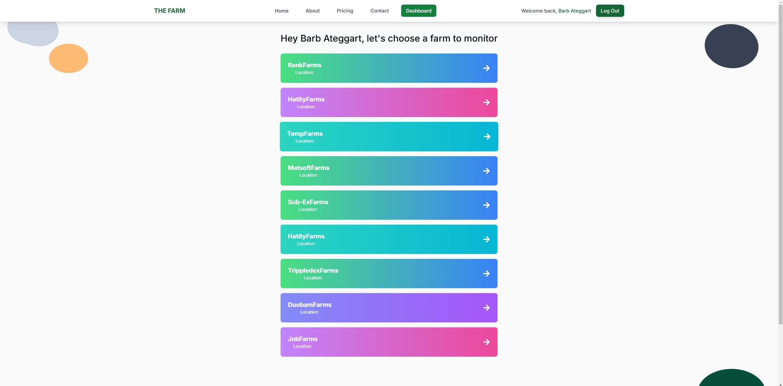 Project I worked on: TheFarm